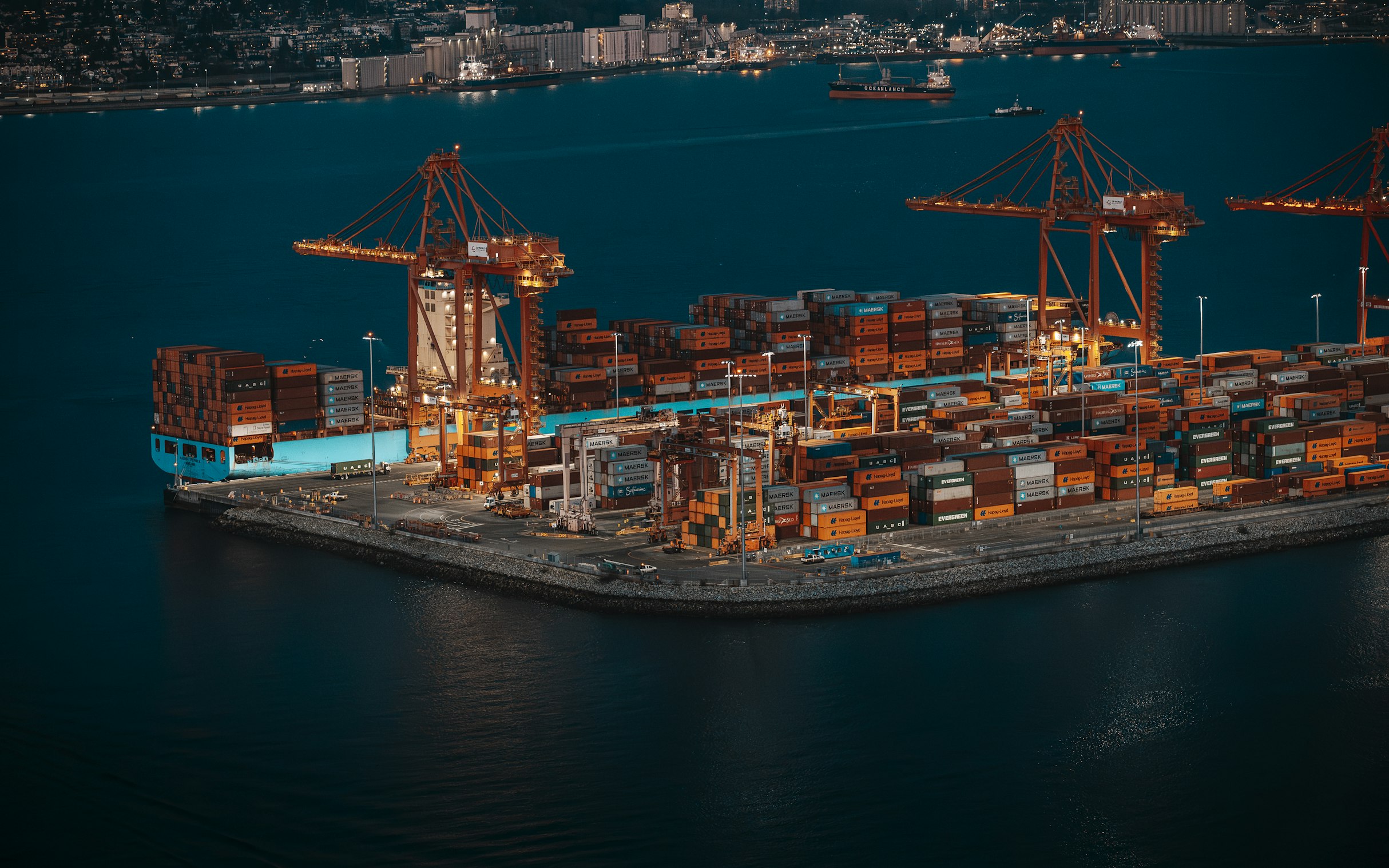 Urban commercial corridor and logistics infrastructure